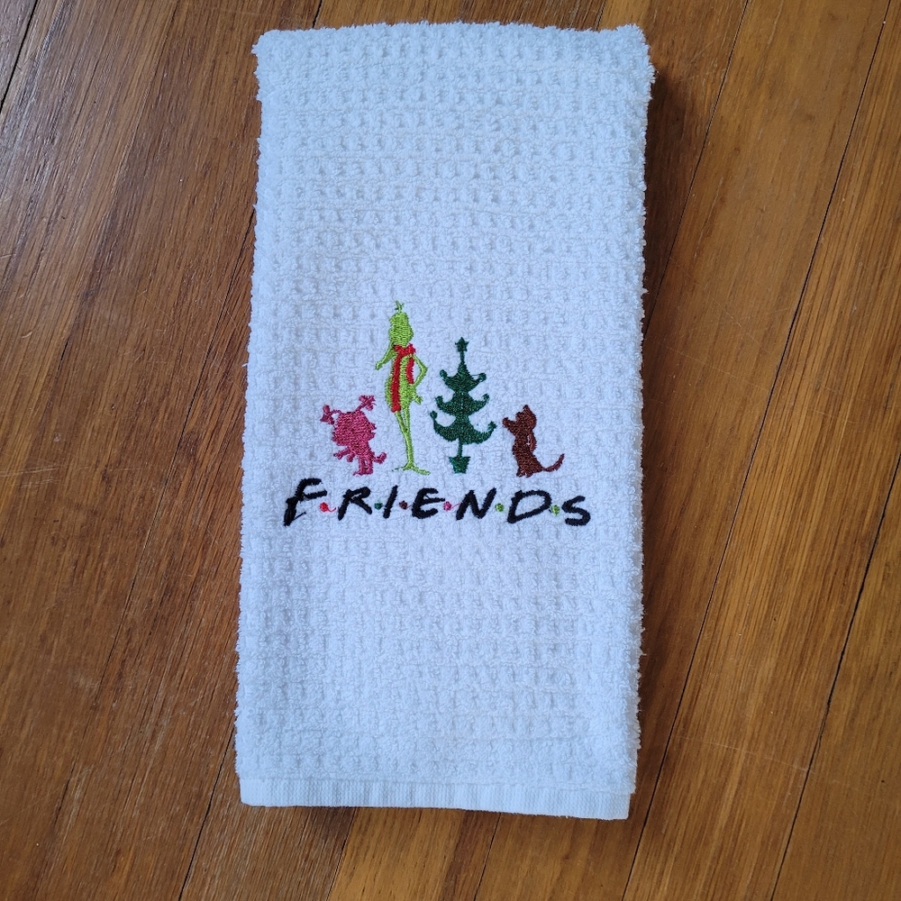 Friends grinch towel